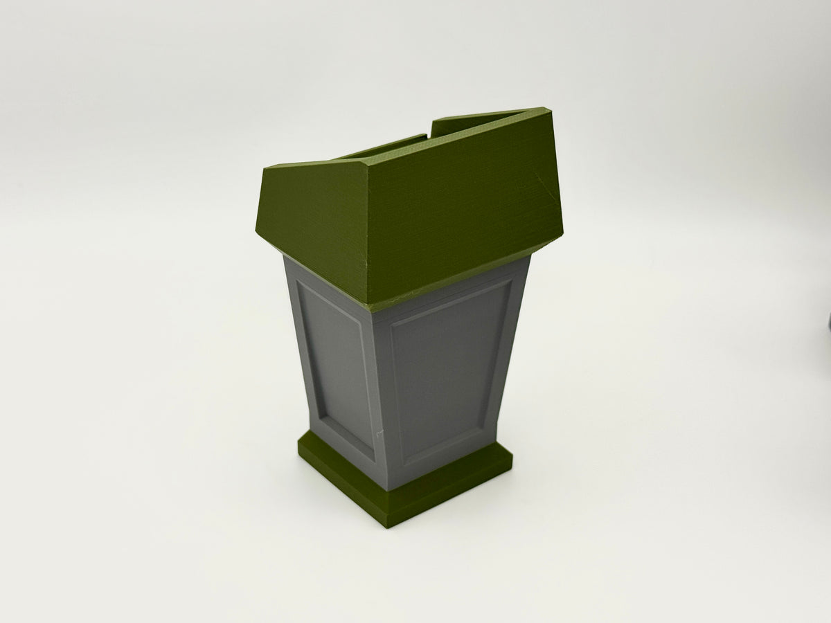 Diorama - Podium #02 - Whitehouse, President Lectern 1/12 Scale