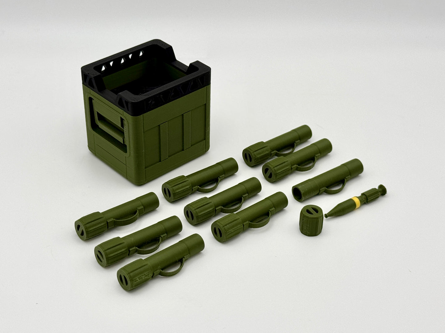 Utility Crate - Small Mortar Round Transport - G.I. Joe/Cobra 1:12 Scale