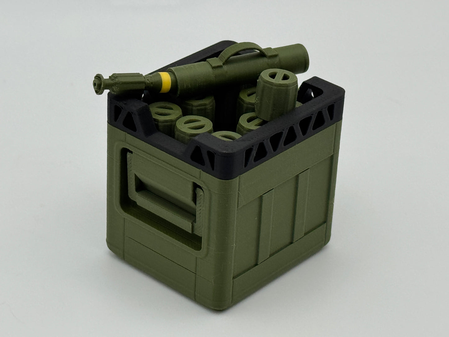 Utility Crate - Small Mortar Round Transport - G.I. Joe/Cobra 1:12 Scale