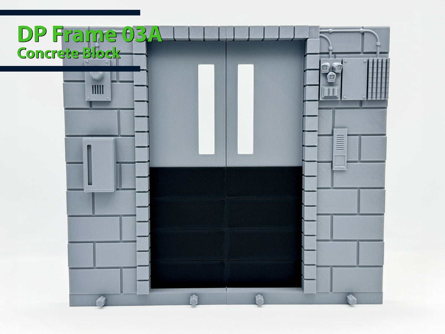 Diorama:  G.I. Joe Wall System - Double Panel Doors