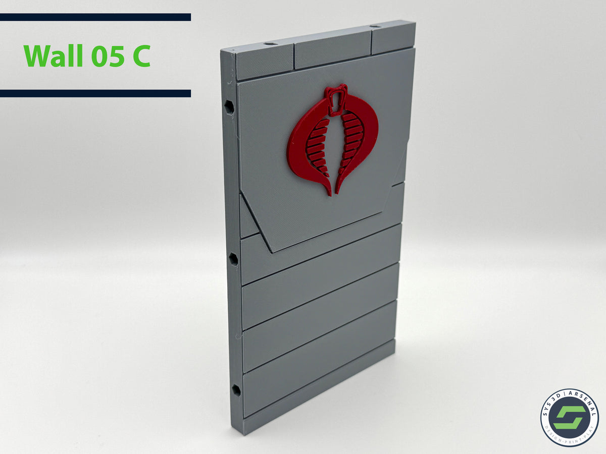 Diorama: Cobra HQ - Basic Walls
