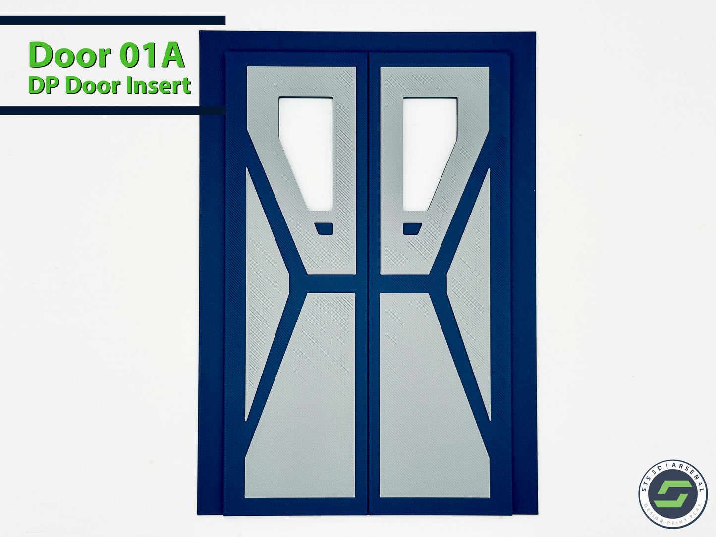 Diorama:  G.I. Joe Wall System - Double Panel Doors