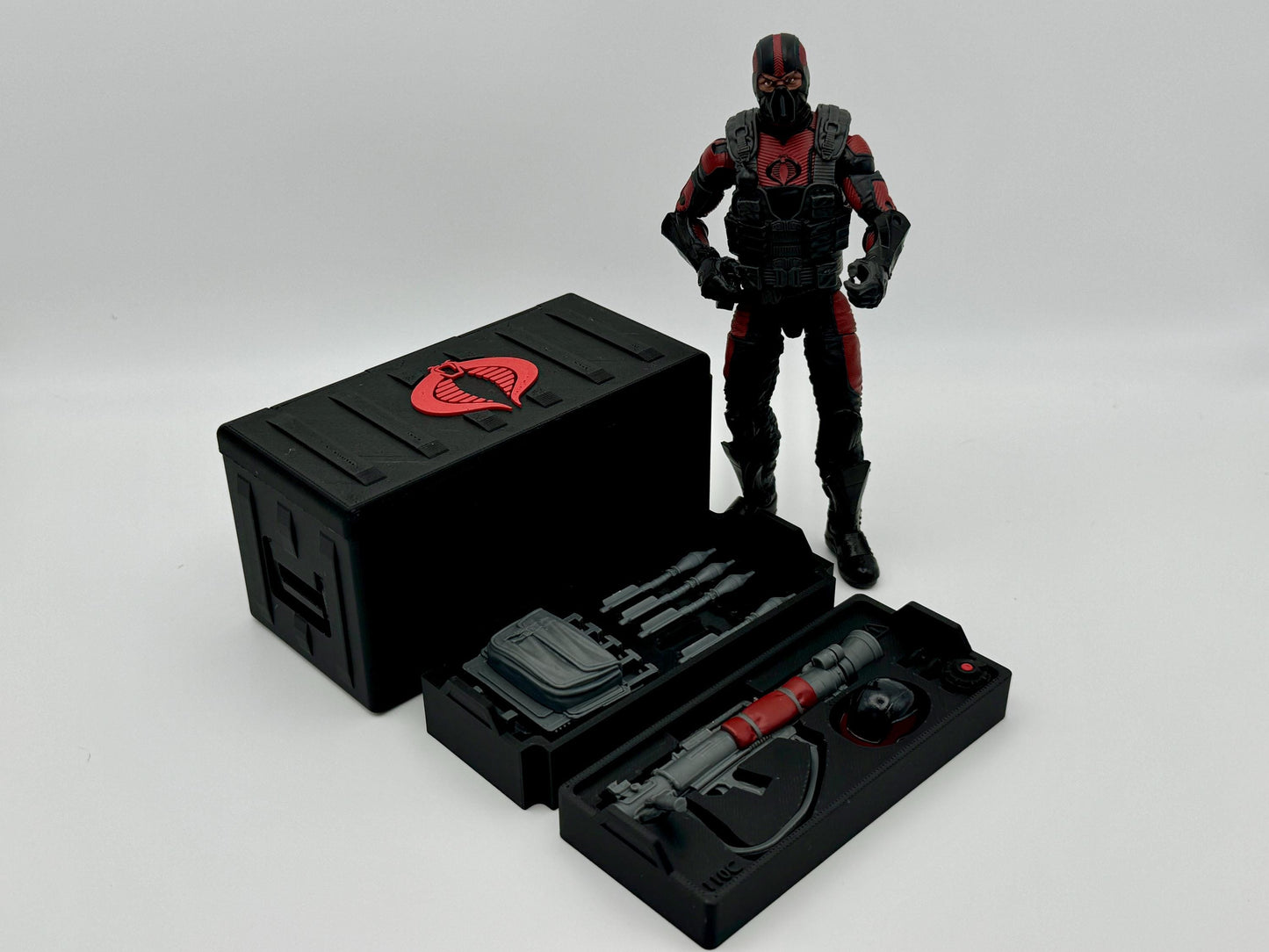 Mission Crate: Large HISS Infantry Trooper 110 Fire Team - G.I. Joe/Cobra