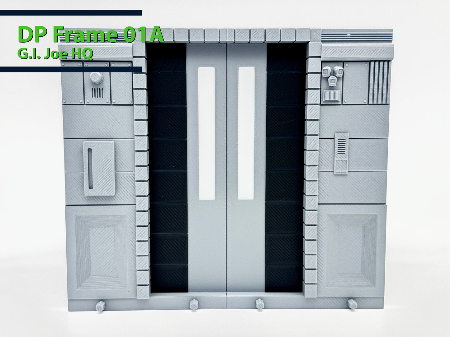 Diorama:  G.I. Joe Wall System - Double Panel Doors