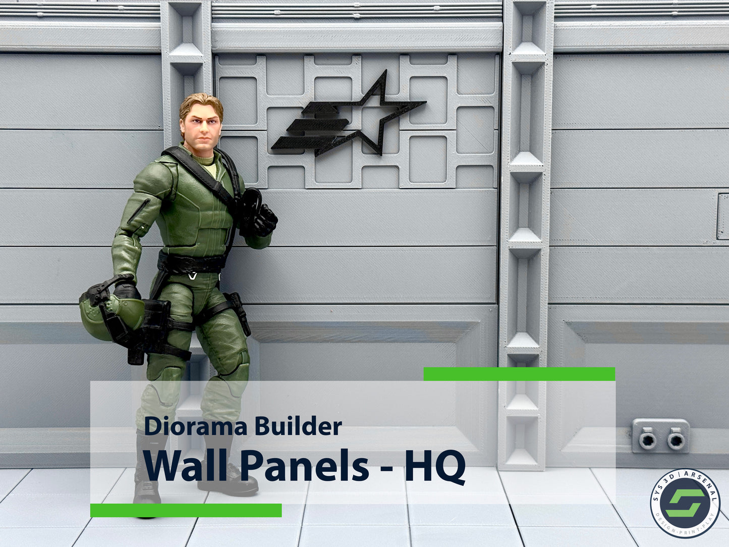 Diorama: G.I. Joe HQ - Basic Walls